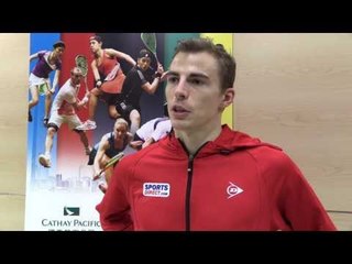 SQUASH : Nick Matthew  QF Post-Game Interview, Hong Kong 2013