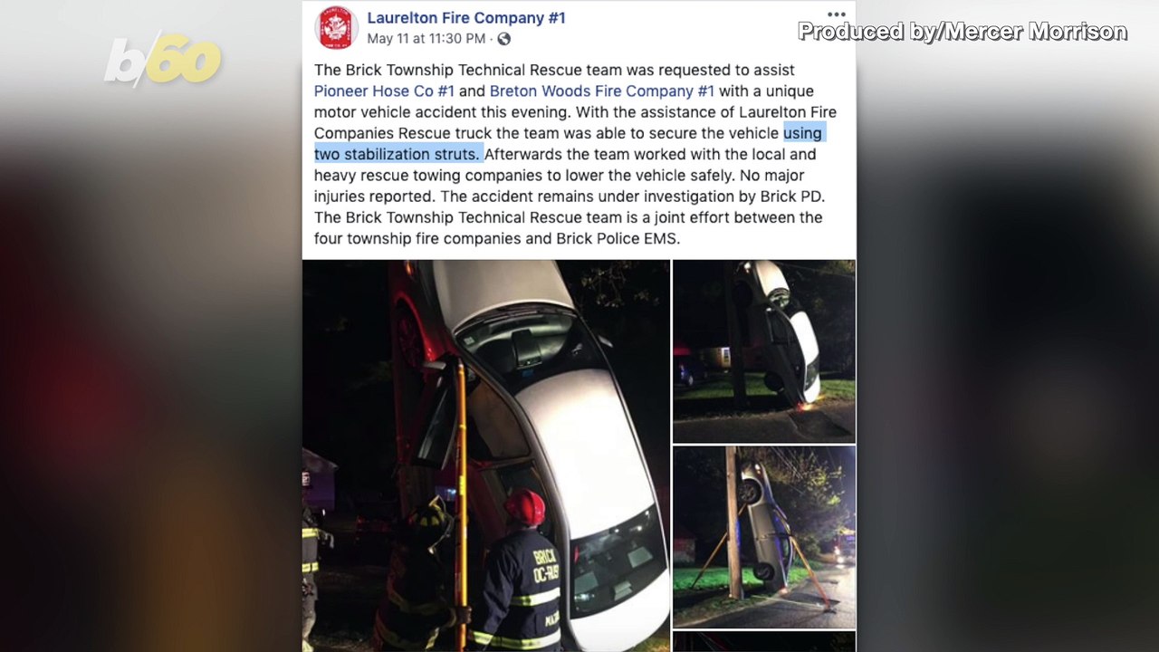 Vertical Vehicle! New Jersey Rescue Crews Respo...