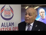 Squash: Dr Allam, James Willstrop & Laura Massaro Talk At BO Draw