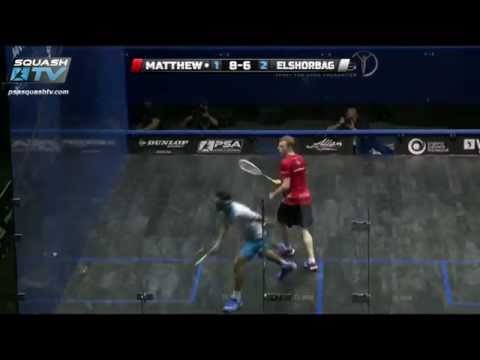 Squash : MegaRallies EP62 - Matthew v Elshorbagy Allam British Open 2014