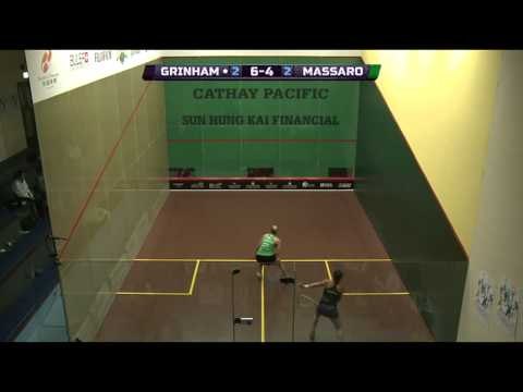 Hong Kong Open 2014 - WSA QF Roundup Pt2 (Grinham v Massaro)