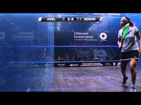 Squash : 2014 Delaware Investments US Open Roundup: WSA QF Day2 Serme v Adel