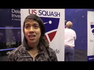 Squash: Nicol David Post Game, US Open Final