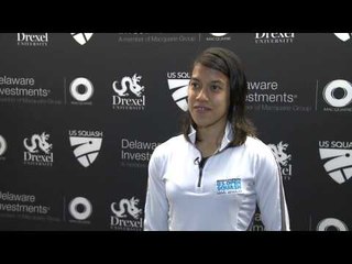 Squash: Nicol David Post-Game, US Open Qfs