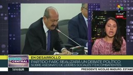Colombia: avanza primer debate político realizado por partido FARC