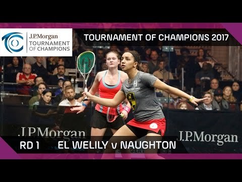 Squash: El Welily v Naughton - Tournament of Champions 2017 Rd 1 Highlights