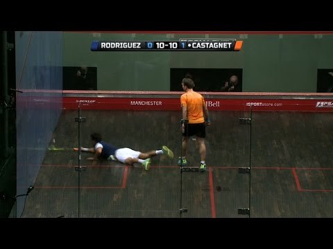 Squash: MegaRallies EP105: Rodriguez v Castagnet :British Grand Prix 2014