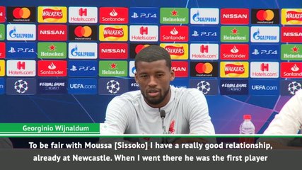 Sissoko and I won't be friends for 90 minutes - Wijnaldum