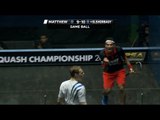 Squash: MegaRallies EP99 : Matthew v Elshorbagy : World Championship 2014
