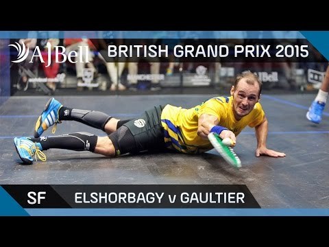 Squash: British Grand Prix Semi-Final Highlights: Elshorbagy v Gaultier