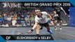 Squash: British Grand Prix 2015 Quarter-Final Highlihts: Elshorbagy v Selby