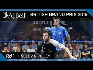 Squash: British Grand Prix 2015 Rd1 Highlights: Selby v Pilley