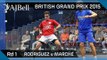 Squash: British Grand Prix 2015 Rd1 Highlights: Rodriguez v Marche