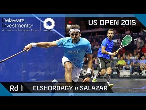 Squash: Delaware Investments US Open 2015 - Rd1 Highlights - Elshorbagy v Salazar