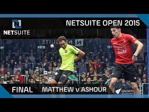 Squash: NetSuite Open 2015 Final Highlights - Matthew v Ashour