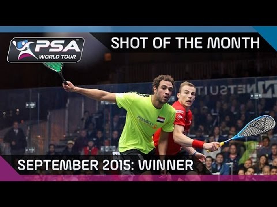 Squash: Shot Of The Month - September 2015: Winner - Ramy Ashour