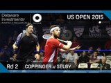 Squash: Delaware Investments US Open 2015 - Rd 2 Highlights - Coppinger v Selby