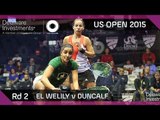 Squash: Delaware Investments US Open 2015 - Rd 2 Highlights - El Welily v Duncalf