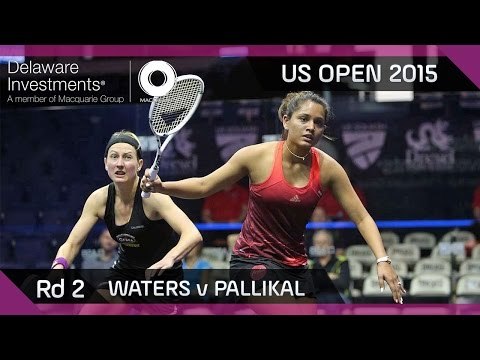 Squash: Delaware Investments US Open 2015 - Rd 2 Highlights - Waters v Pallikal