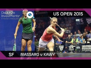 Squash: Delaware Investments US Open 2015 - SF Highlights - Massaro v Kawy