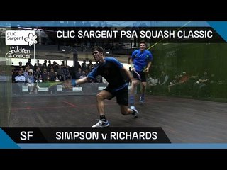 Squash: CLIC Sargent PSA Squash Classic: Semi-Final Highlights - Simpson v Richards