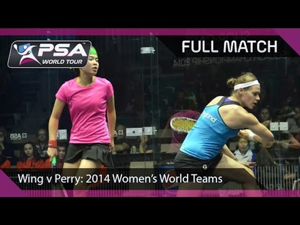 Squash : Full Match - WWT'14 Semis (HK v ENG) Tong Tsz Wing v Sarah-Jane Perry