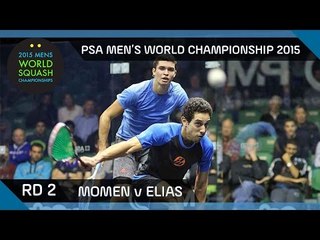 Squash: 2015 PSA Men's World Championship Rd 2 Highlights: Momen v Elias