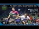 Squash: 2015 PSA Men's World Championship Rd 1 Highlights: Barker v Fathi