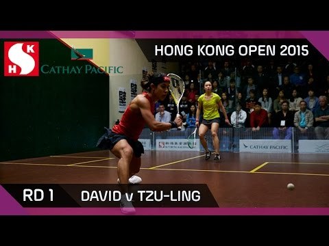 Squash: Hong Kong Open 2015 - Women's Rd 1 Highlights: David v Tzu-Ling