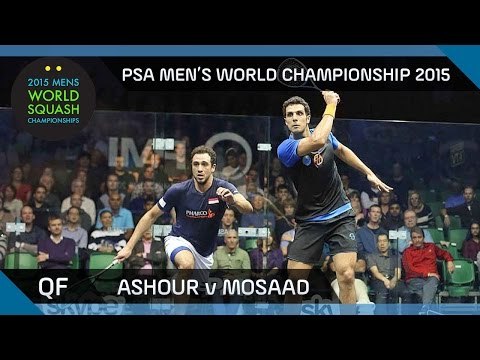 Squash: 2015 PSA Men's World Championship QF Highlights: Ashour v Mosaad