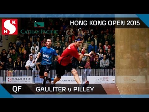 Squash: Hong Kong Open 2015 - Men's QF Highlights: Gaultier v Pilley