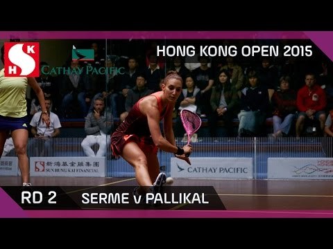 Squash: Hong Kong Open 2015 - Women's Rd 2 Highlights: Serme v Pallikal