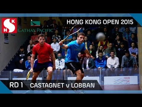 Squash: Hong Kong Open 2015 - Men's Rd 1 Highlights: Castagnet v Lobban