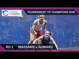 Squash: Tournament of Champions 2016 - Women's Rd 2 Highlights: Massaro v Aumard