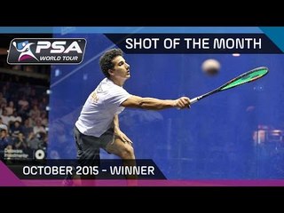 Squash: Shot Of The Month - October 2015: Winner - Mazen Hesham
