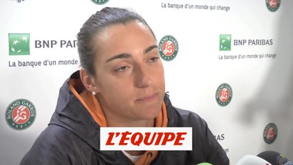 Garcia qualifiée «avec les moyens du bord» - Tennis - Roland Garros