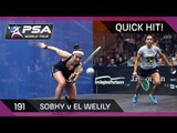Squash: Quick Hit! Ep. 191 - Sobhy v El Welily: Tournament of Champions 2016
