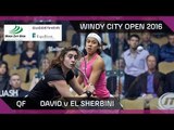 Squash: David v El Sherbini - Windy City Open 2016 - Women's QF Highlights