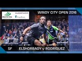 Squash: Mo. Elshorbagy v Rodriguez - Windy City Open 2016 - Men's SF Highlights