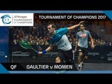 Squash: Gaultier v Momen - Tournament of Champions 2017 QF Highlights