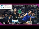Squash: Gohar v Hany - Tournament of Champions 2017 Rd 2 Highlights
