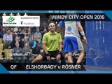 Squash: Mo. Elshorbagy v Rösner - Windy City Open 2016 - Men's QF Highlights