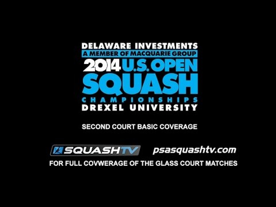Squash : 2014 Delaware Investments US Open - Court2 Rd1 Session1