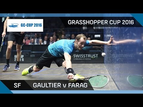 Squash: Gaultier v Farag - Grasshopper Cup 2016 - SF Highlights