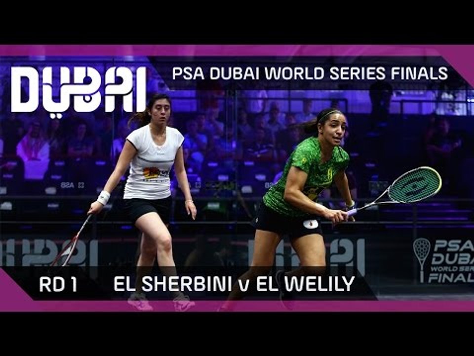 Squash: El Sherbini v El Welily - PSA Dubai World Series Finals - Women's Rd 1 Highlights
