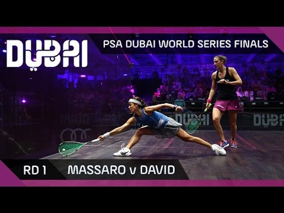 Squash: Massaro v David - PSA Dubai World Series Finals - Women's Rd 2 Highlights