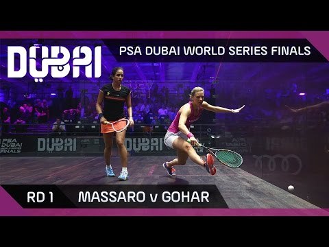 Squash: Massaro v Gohar - PSA Dubai World Series Finals - Women's Rd 1 Highlights