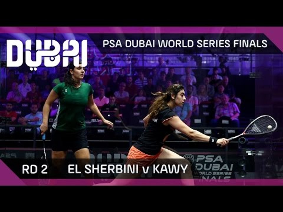 Squash: El Sherbini v Kawy - PSA Dubai World Series Finals - Women's Rd 2 Highlights
