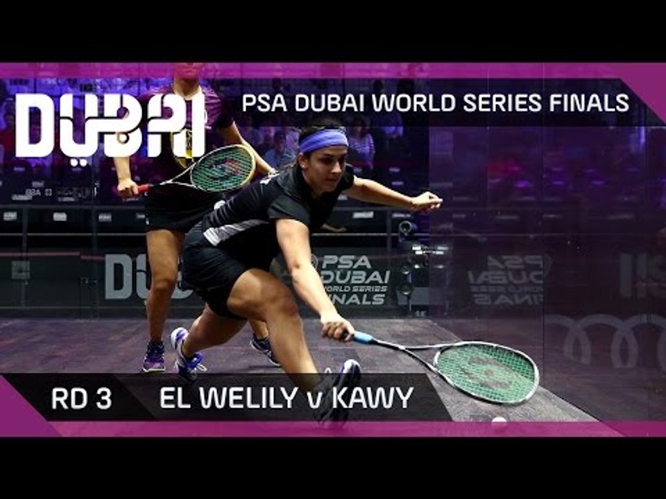 Squash: El Welily v Kawy - PSA Dubai World Series Finals - Women's Rd 3 Highlights