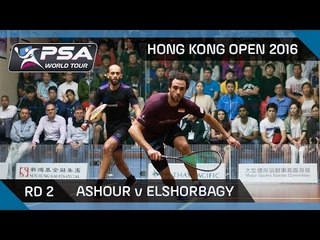 Squash: Hong Kong Open 2016 - Ashour v Mar. ElShorbagy - Rd 2 Highlights